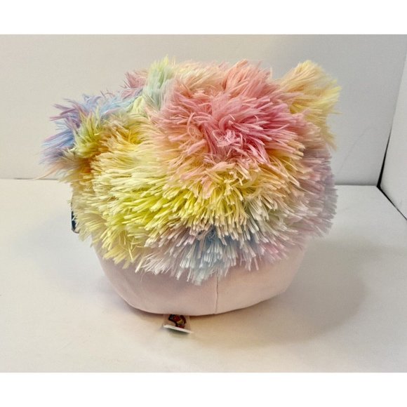 Squishmallows Caparine Bigfoot Plush 8 inch‎ Plush Tie Dye Pastel Rainbow W/ Tag - Picture 5 of 10